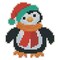 DIY Collection D'Art Penguin Christmas Kids Diamond Magnet Kit